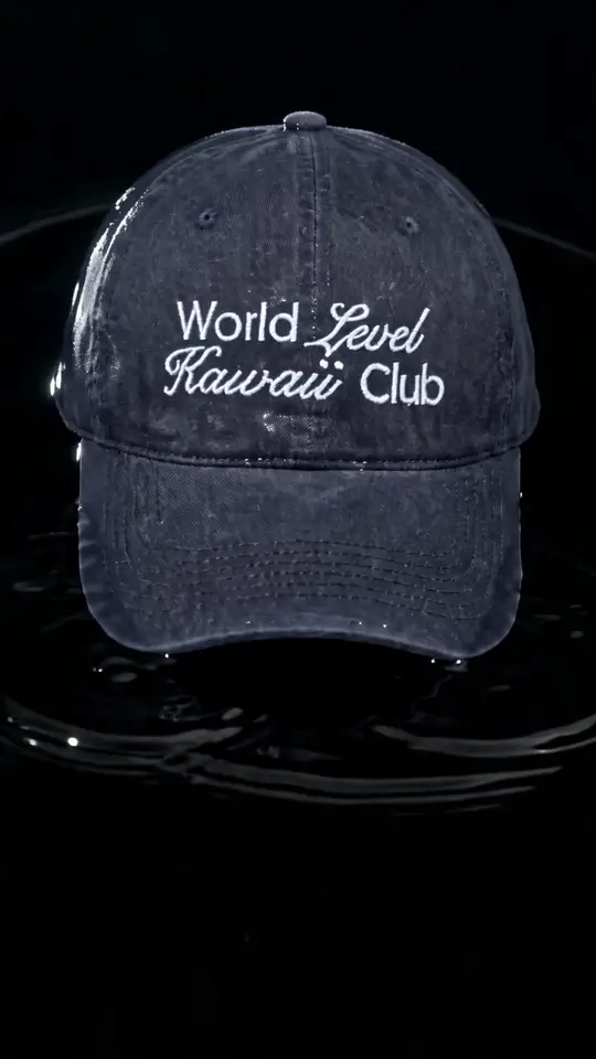 Kawaii Club Cap Black film