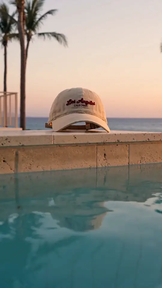 Los Angeles Script Cap Sand beige film