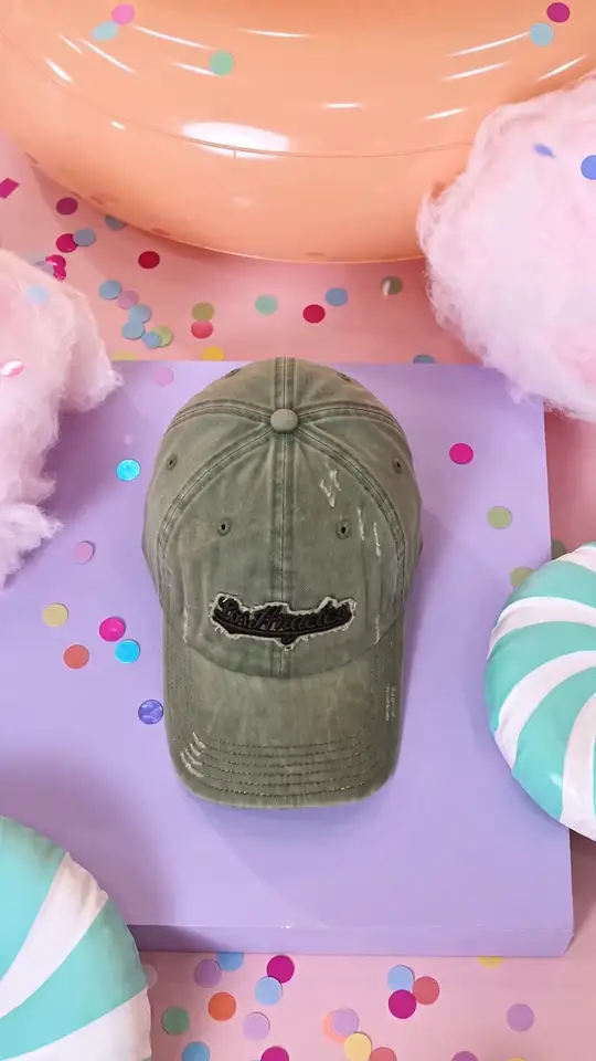 LA Washed Cap Sand khaki film