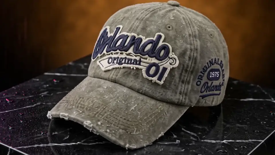 Orlando Vintage Ballcap Olive khaki film